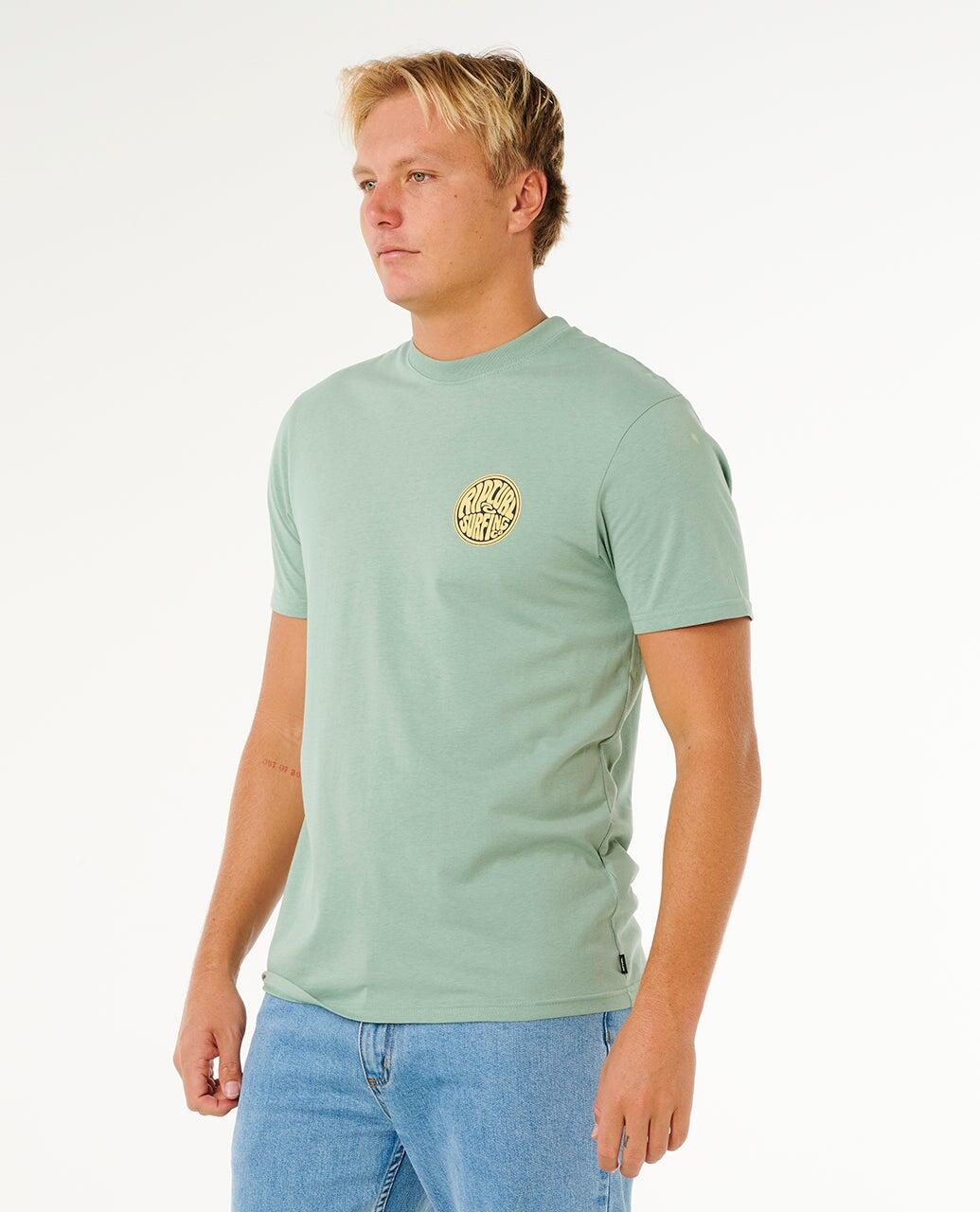 T-shirt Homme Streamline Palmy Standard Tee - Aloe 3/7