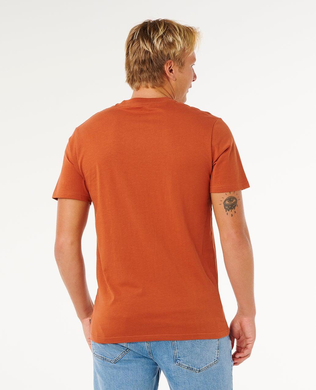 T-shirt Homme Streamline Palmy Standard Tee - Baked Clay 3/6