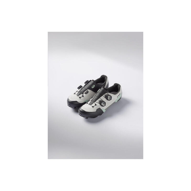 Pantofi ciclism MTB XC Northwave Extreme XT - gri/verde salvie | talpă carbon