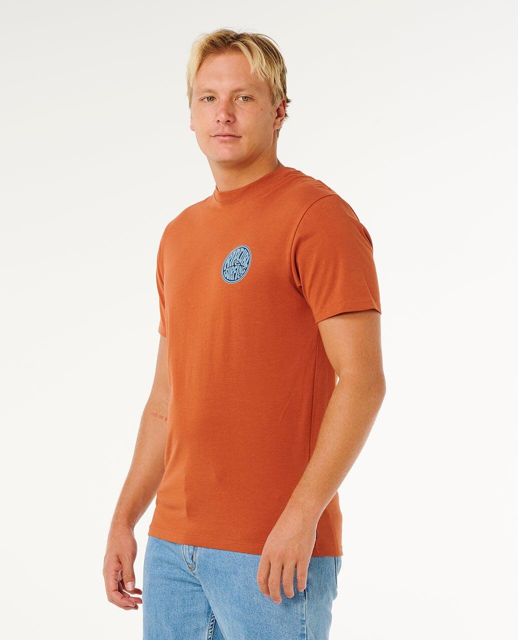 T-shirt Homme Streamline Palmy Standard Tee - Baked Clay 2/6