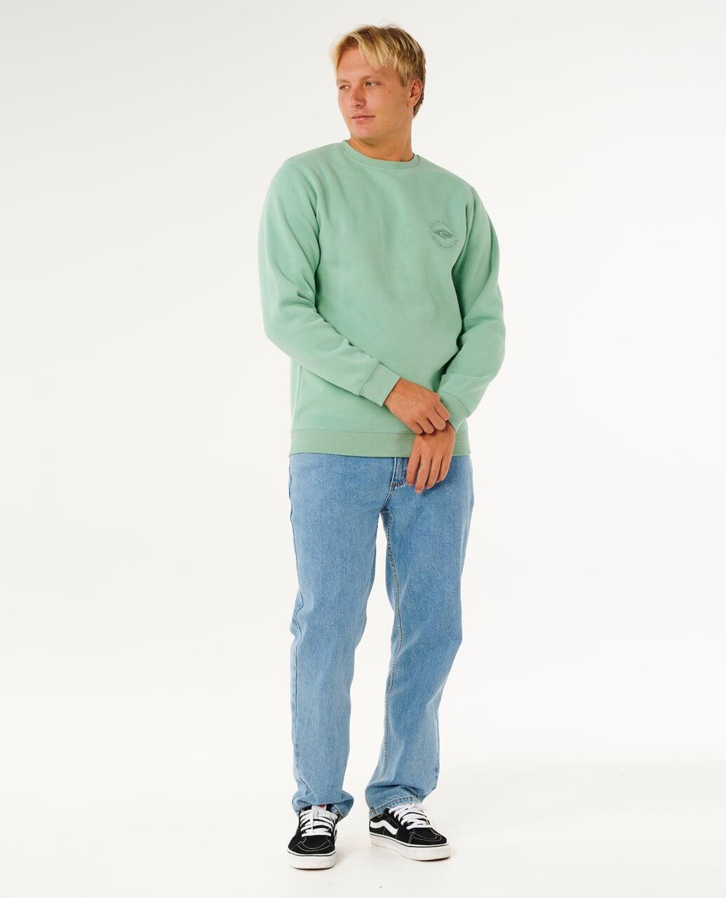 Sweat Homme Stapler Crew - Aloe 4/6