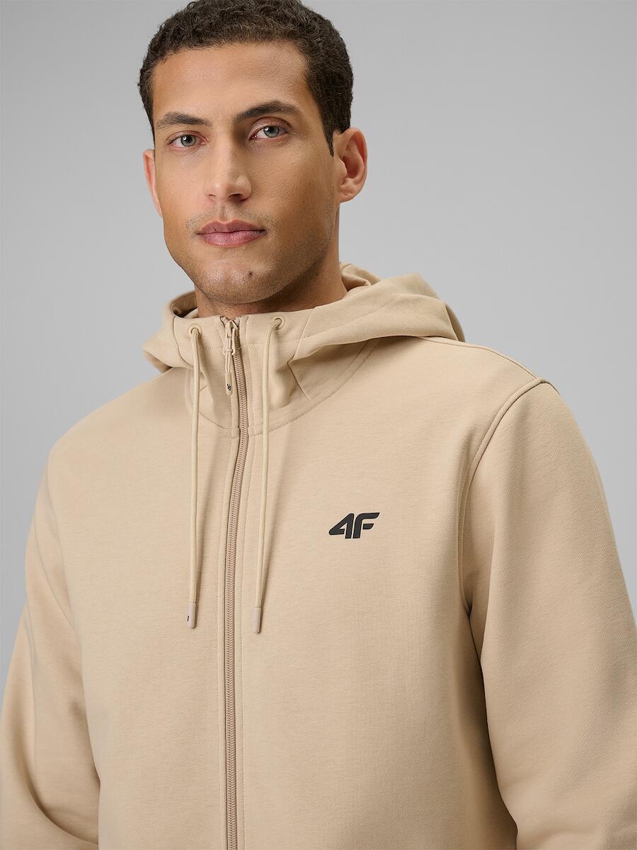 Bluza dresowa regular z kapturem męska 4F 4FRSS26TSWSM3106 5/7