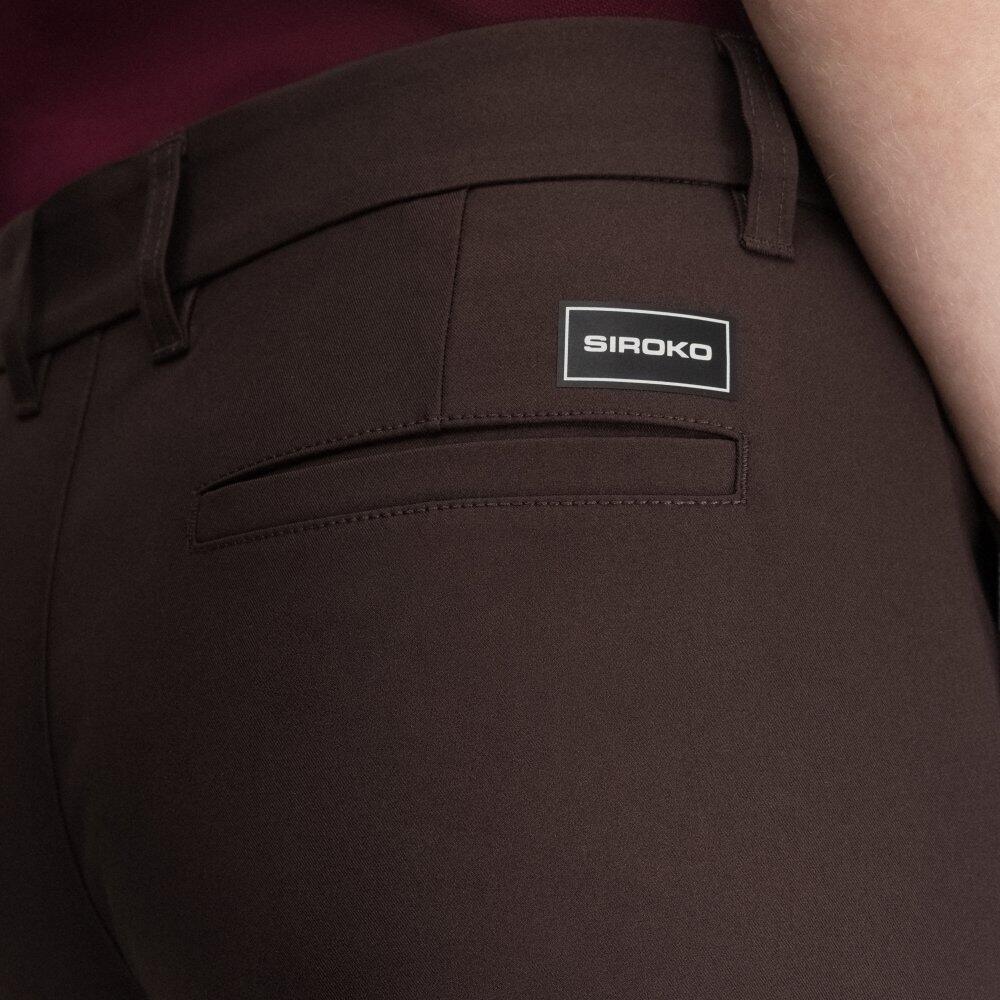 Pantalon de golf coupe droite femme Iron-W Dark Brown Marron 4/7