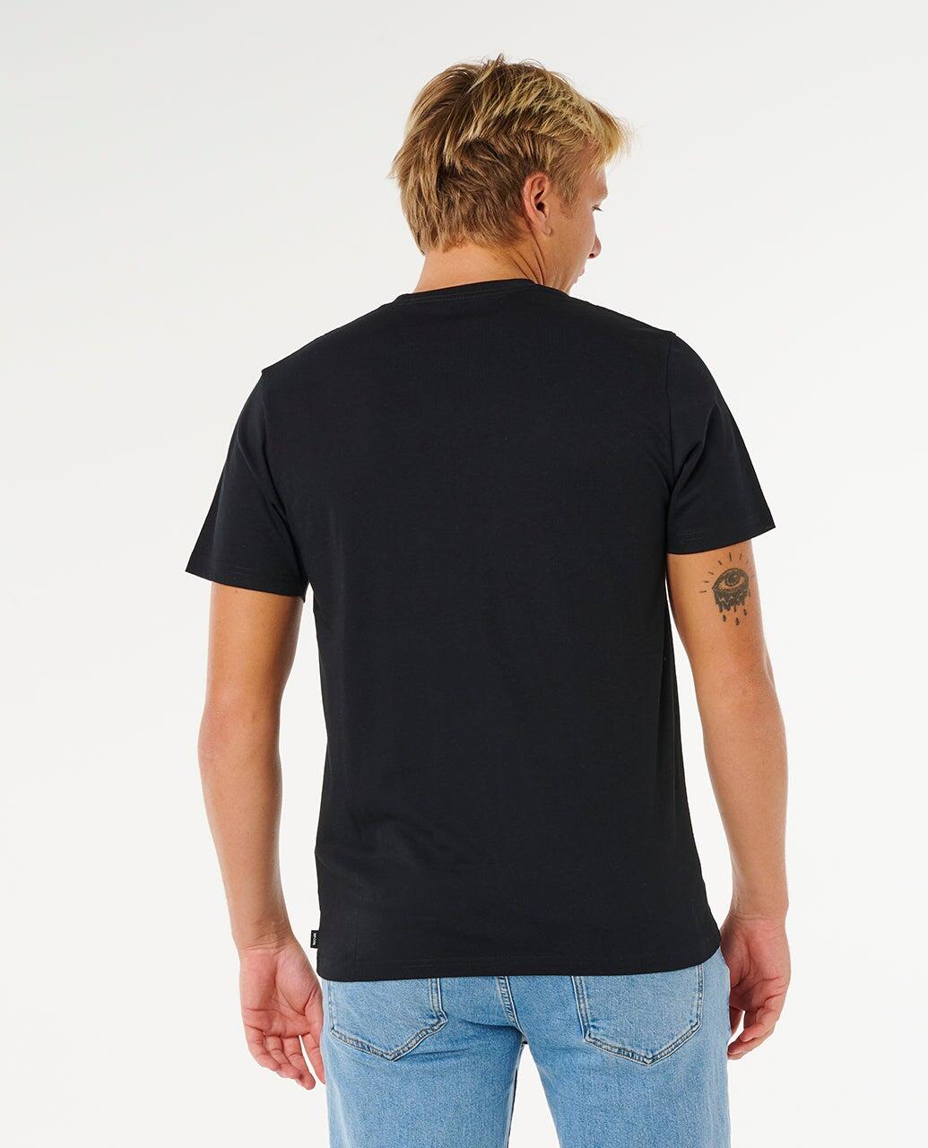 T-shirt Uomo Streamline Embroid Standard Tee - Black 3/6