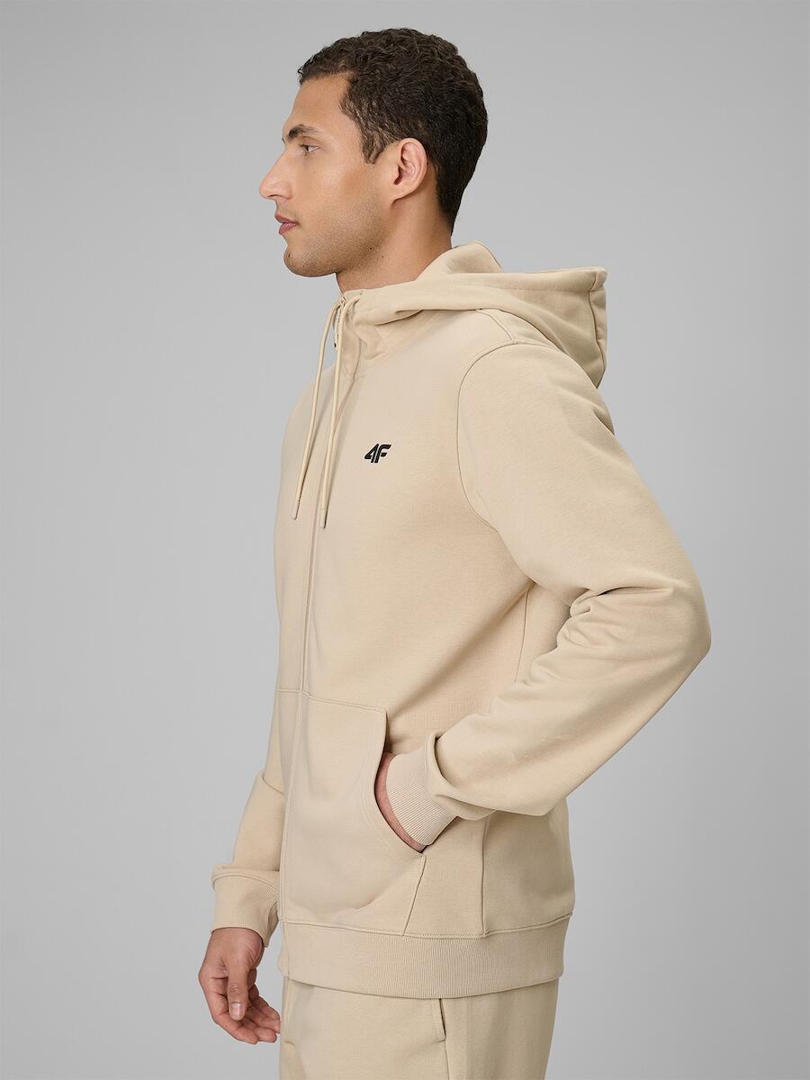 Bluza dresowa regular z kapturem męska 4F 4FRSS26TSWSM3106 4/7