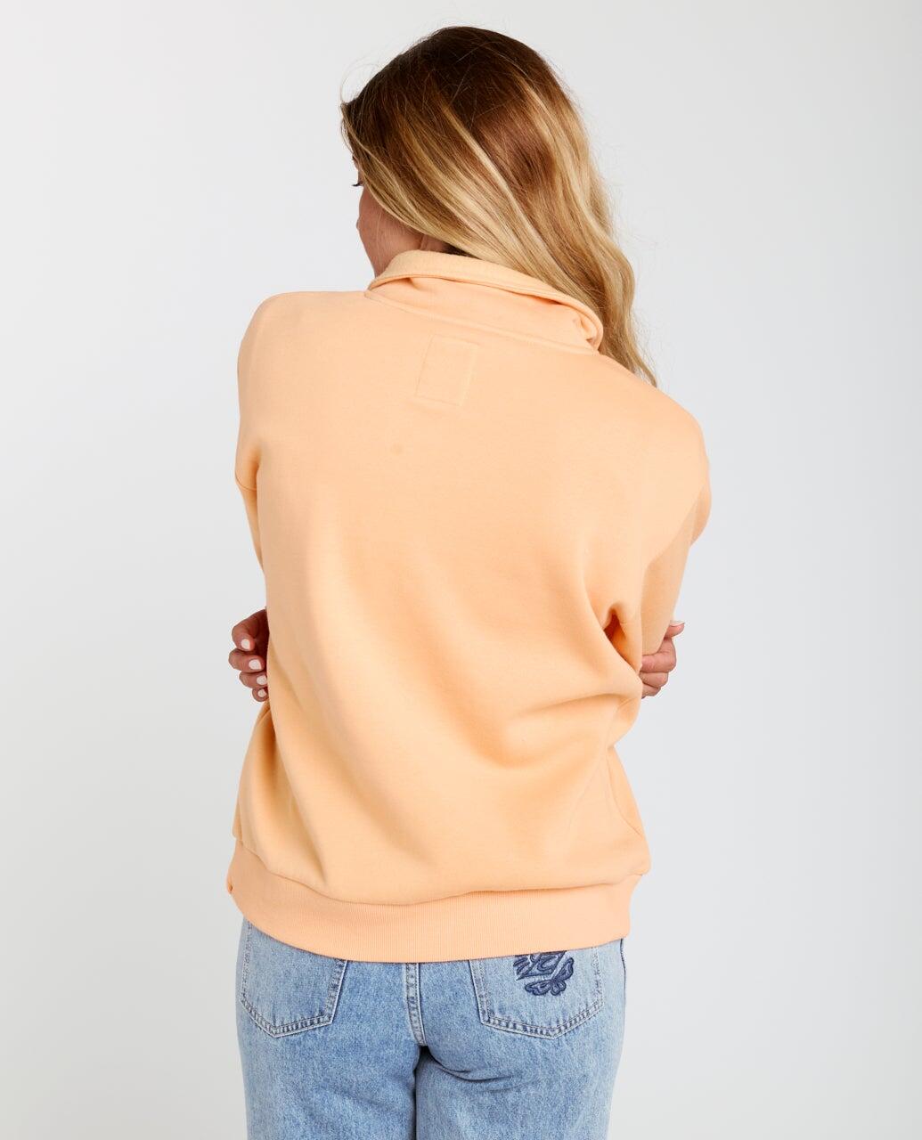 Sweat Femme Rc Heart Half Zip - Peach 3/5