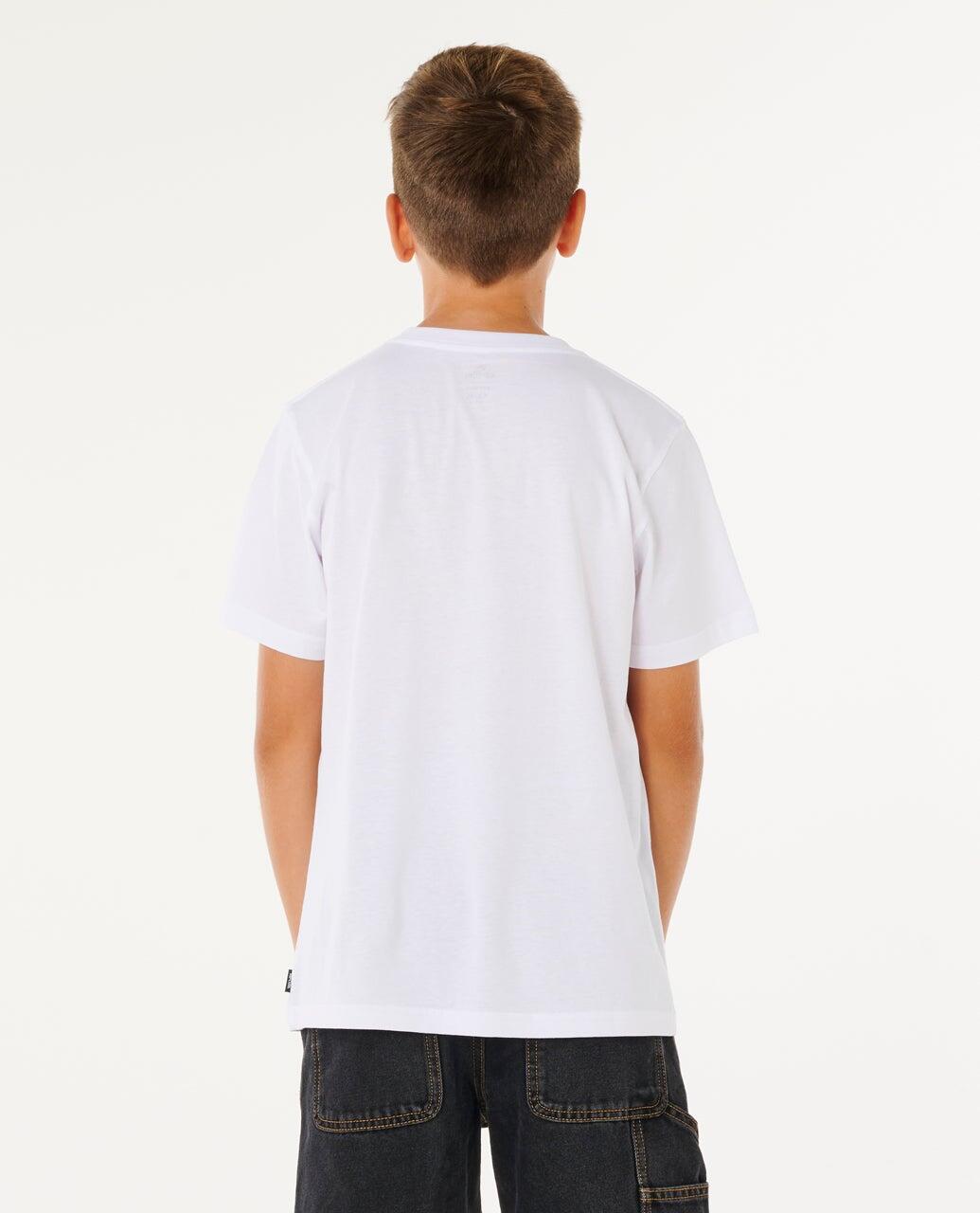 T-shirt Garçon Staple Filler - White 3/6