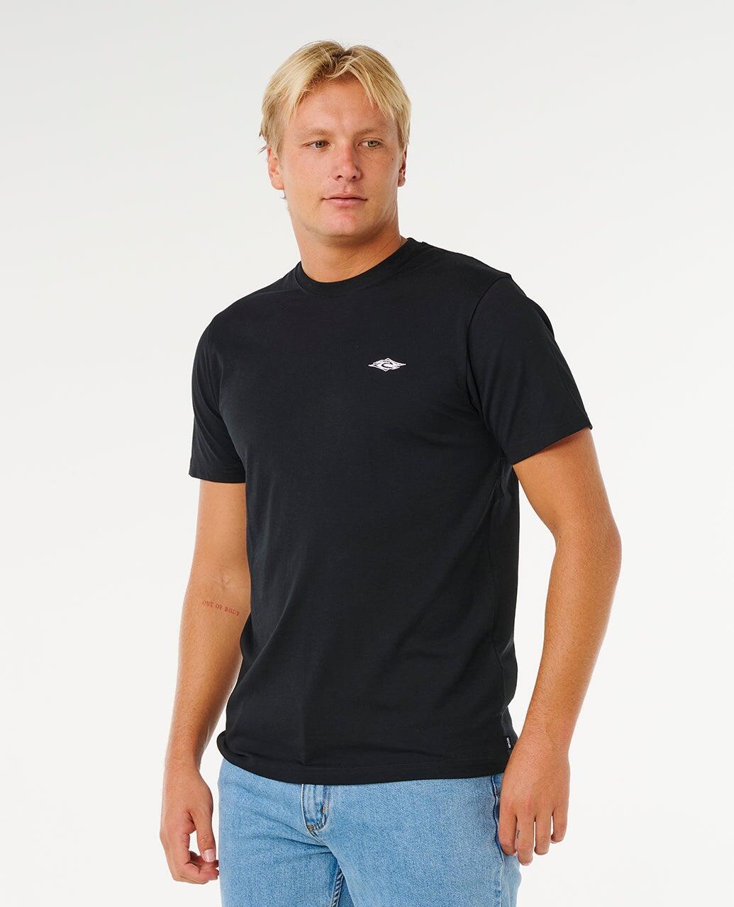 T-shirt Uomo Streamline Embroid Standard Tee - Black 2/6