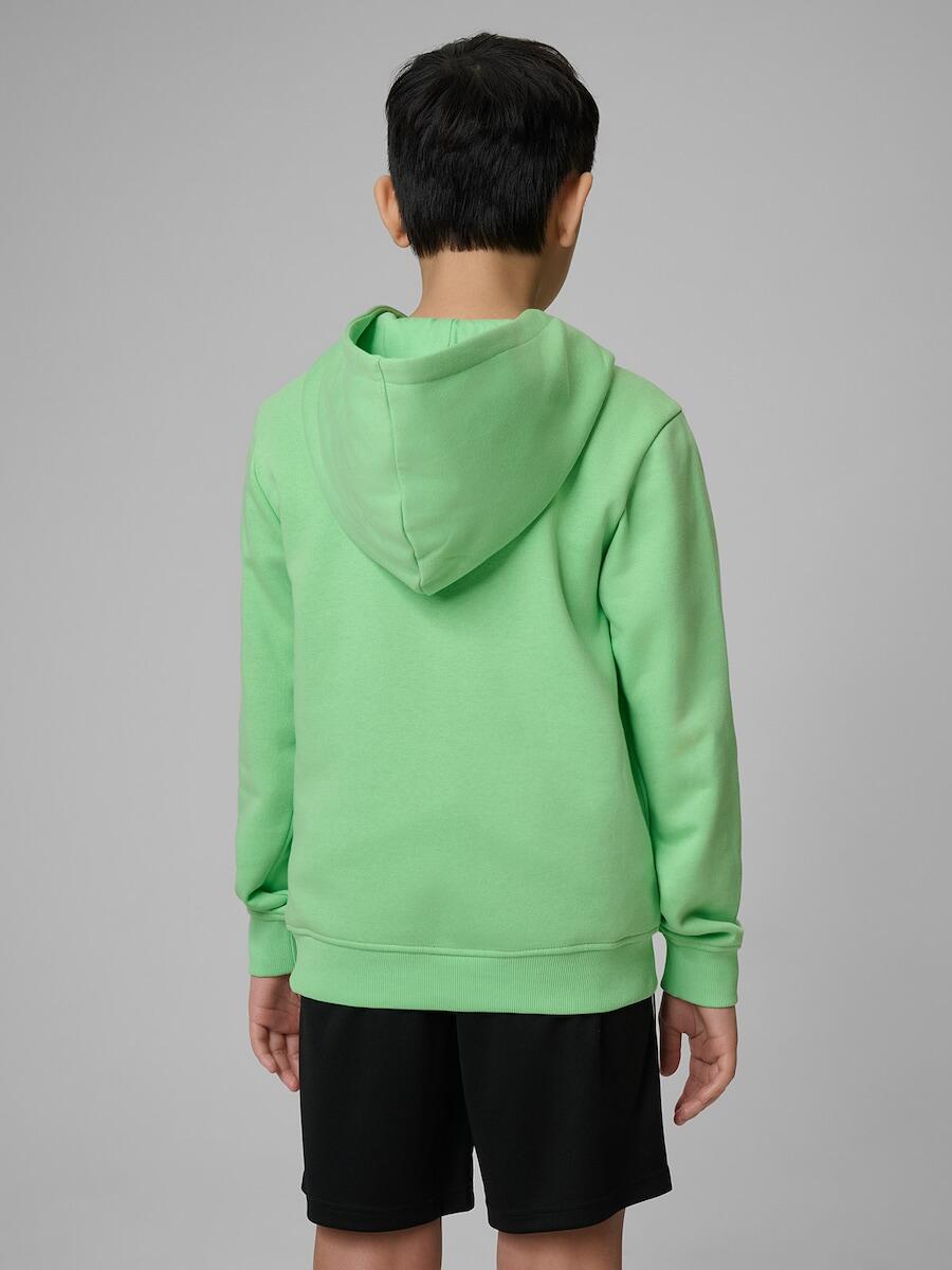 Bluza dresowa regular z kapturem chłopięca 4F 4FJRSS26TSWSM2748 2/7