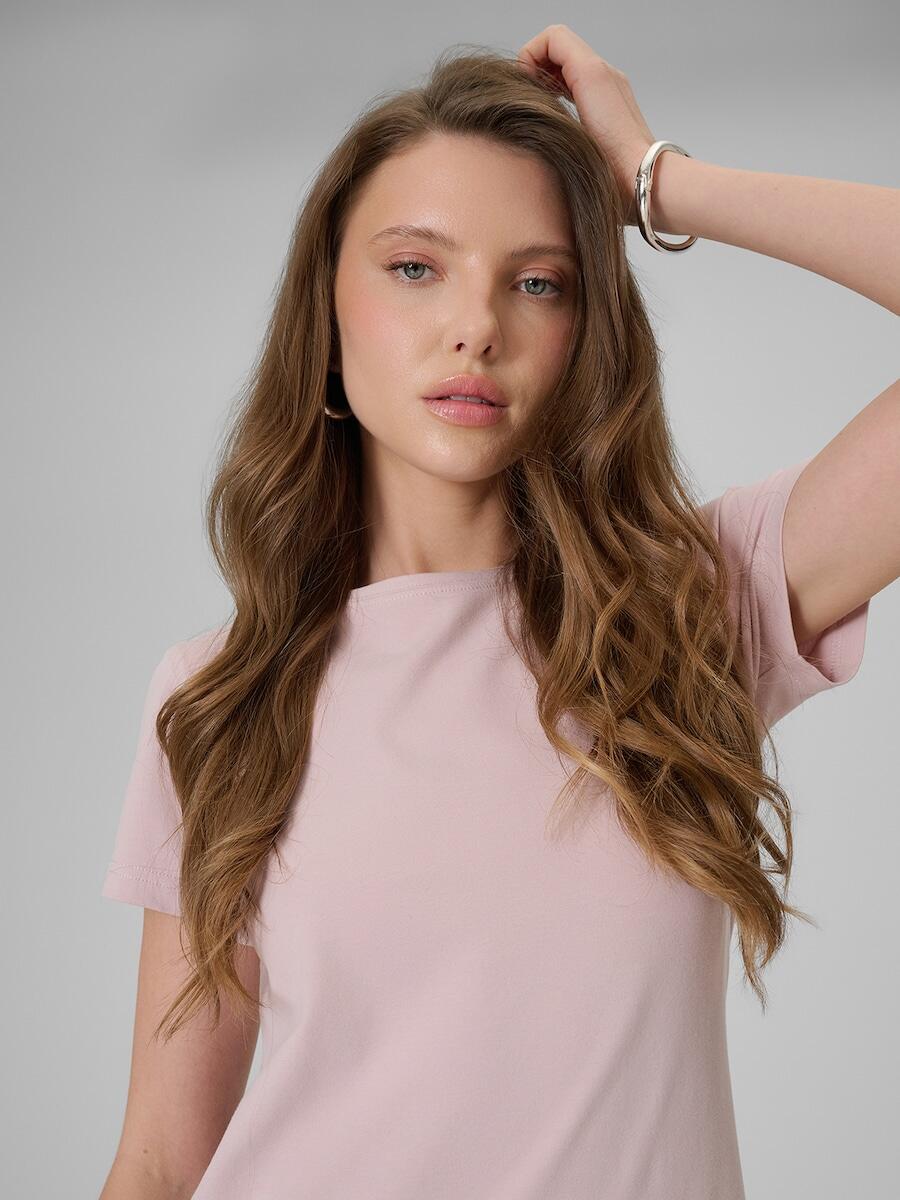 T-shirt slim gładki damski 4F 4FRSS26TTSHF3628 3/6