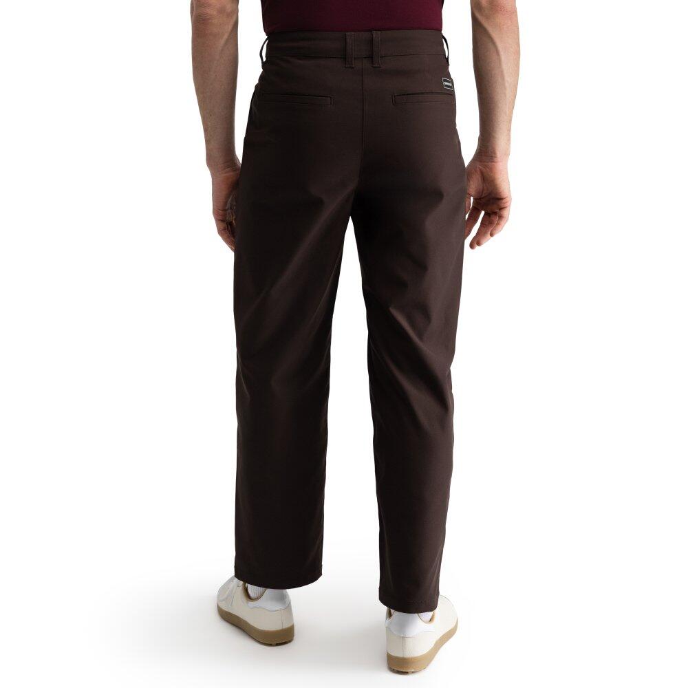 Pantalon de golf coupe droite homme Iron Dark Brown Marron 2/6