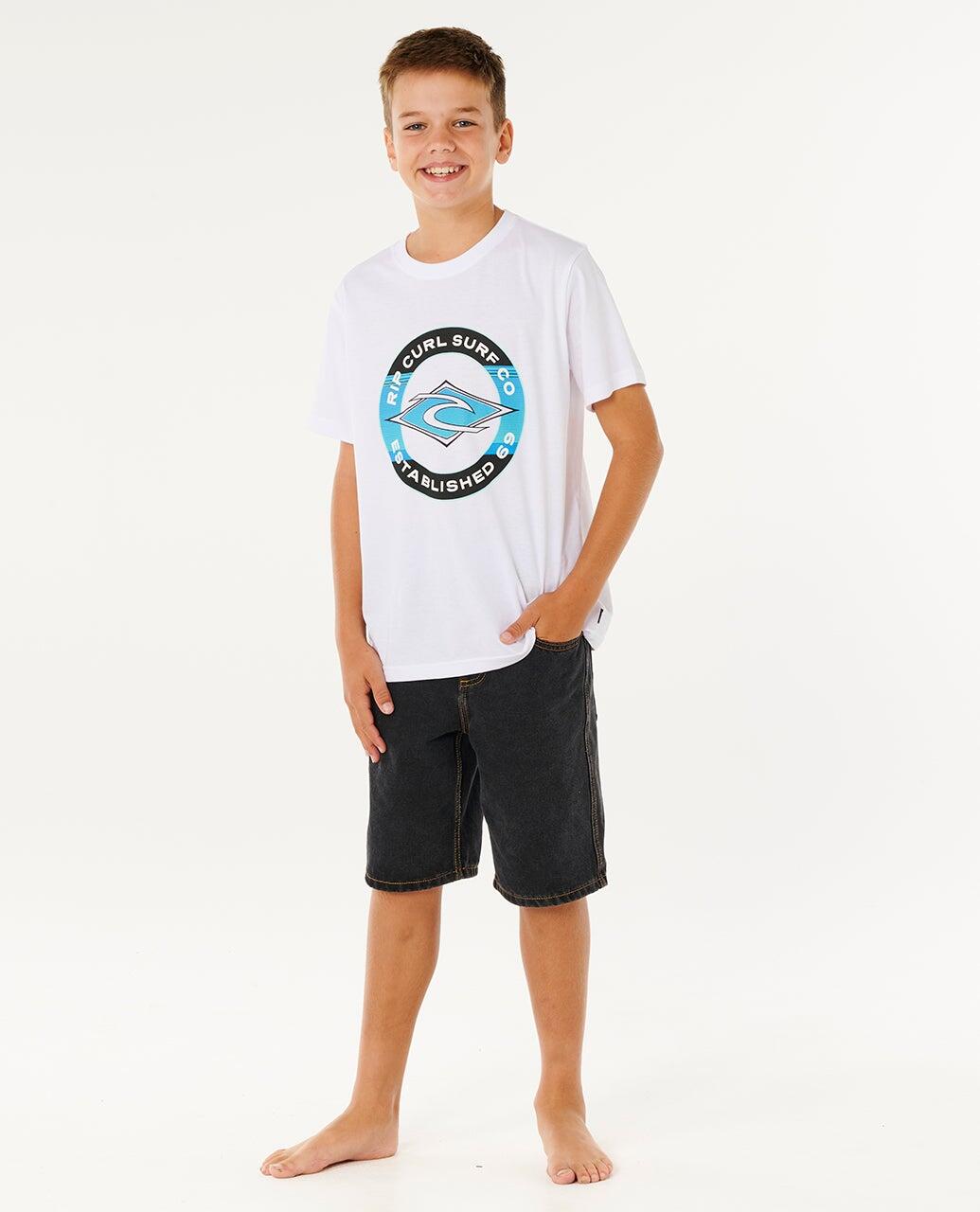 T-shirt Garçon Staple Filler - White 4/6
