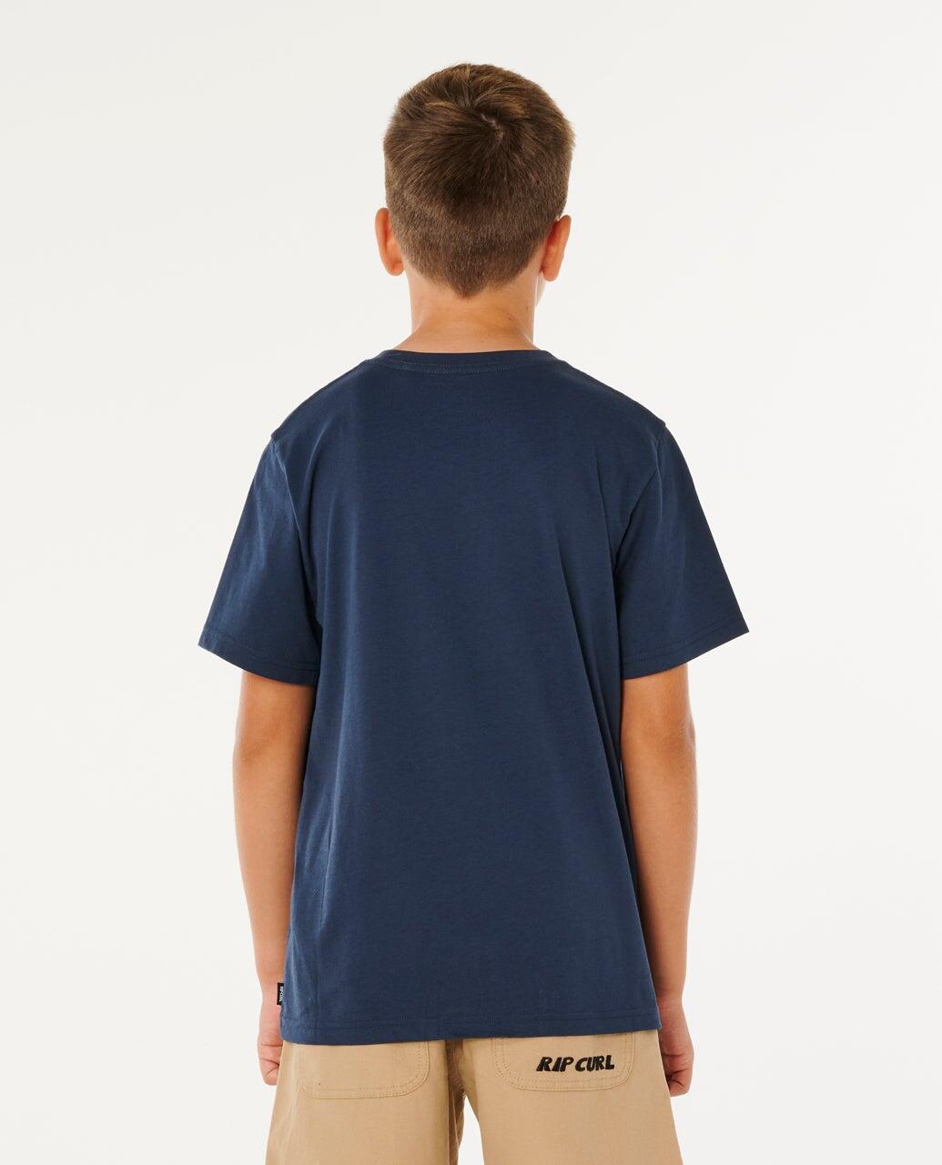 T-shirt Garçon Streamline Like Mumma Tee - Dark Navy 3/6