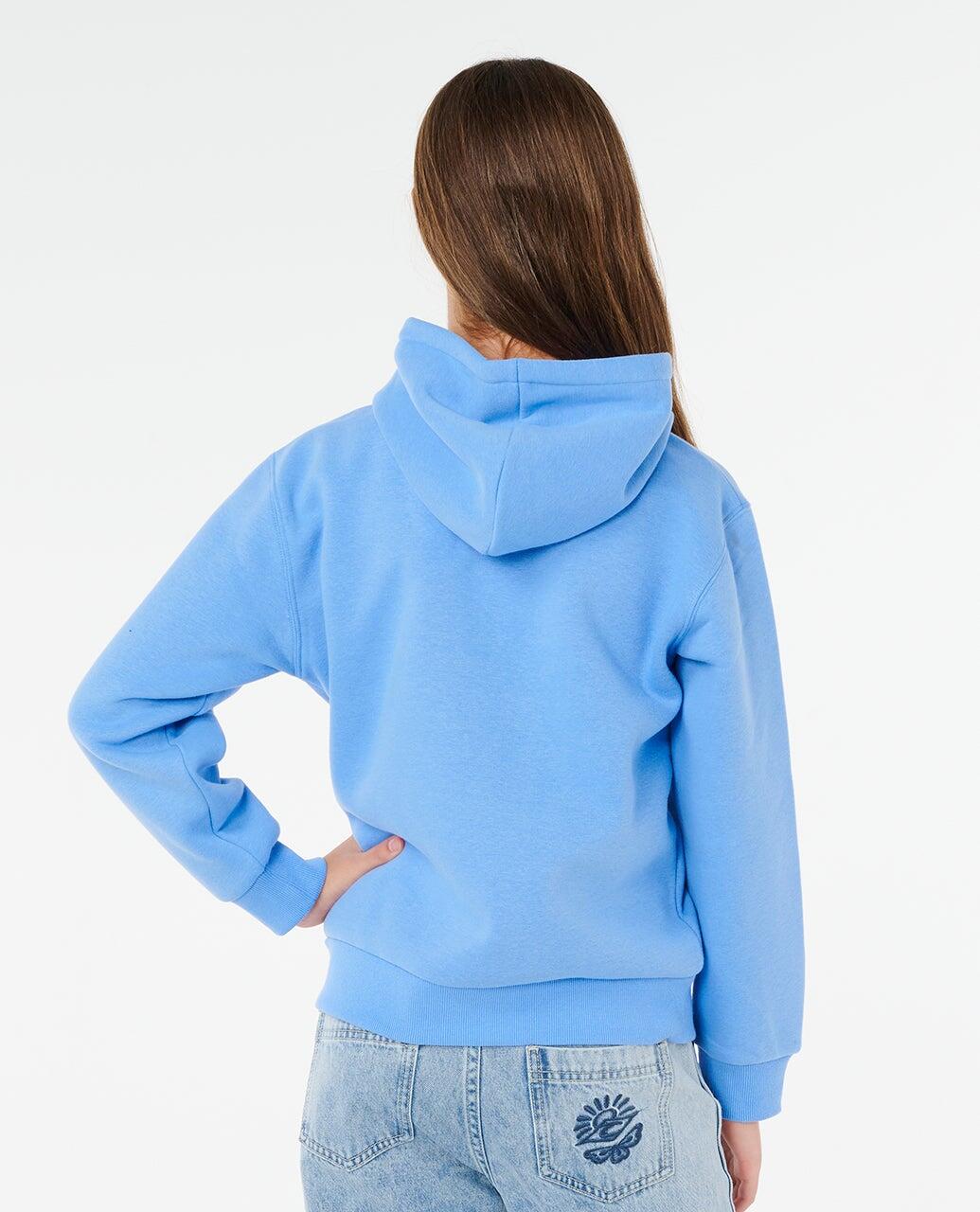 Sweat à capuche Fille Staple Varsity - Cornflower Blue 3/6