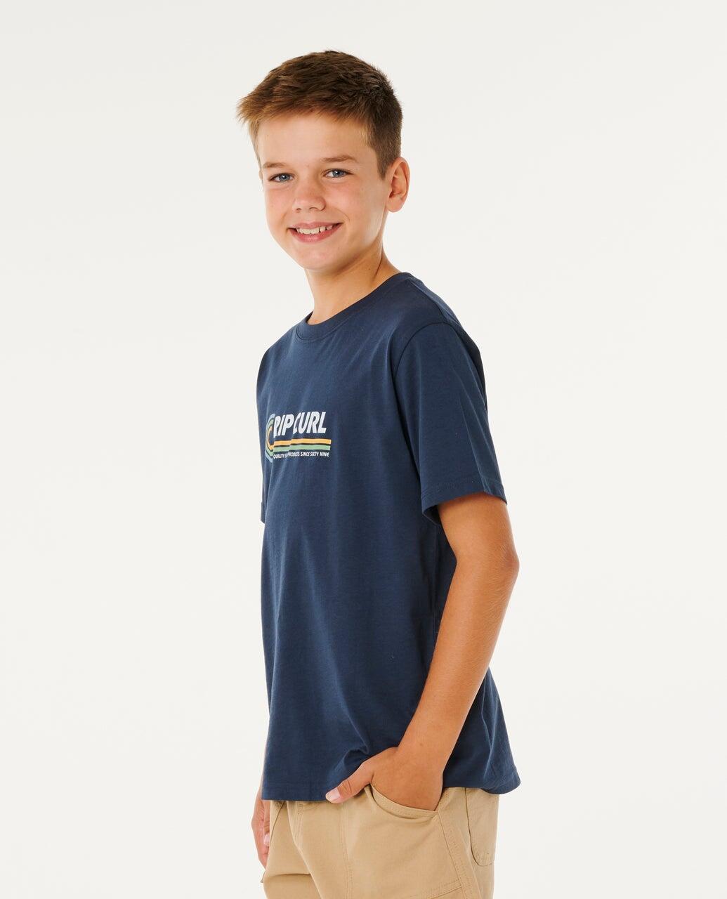 T-shirt Garçon Streamline Like Mumma Tee - Dark Navy 2/6