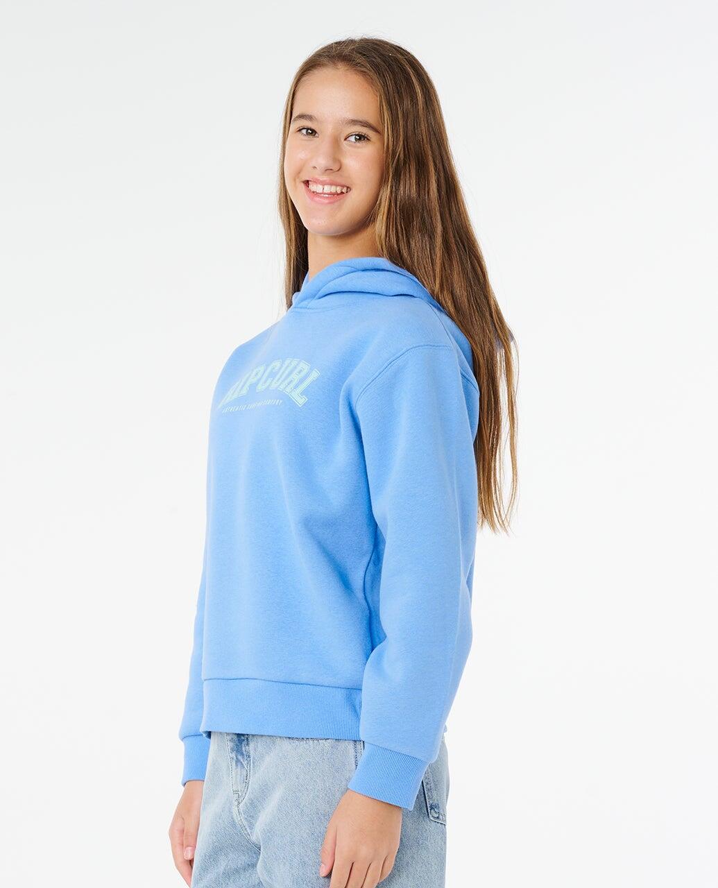 Sweat à capuche Fille Staple Varsity - Cornflower Blue 2/6