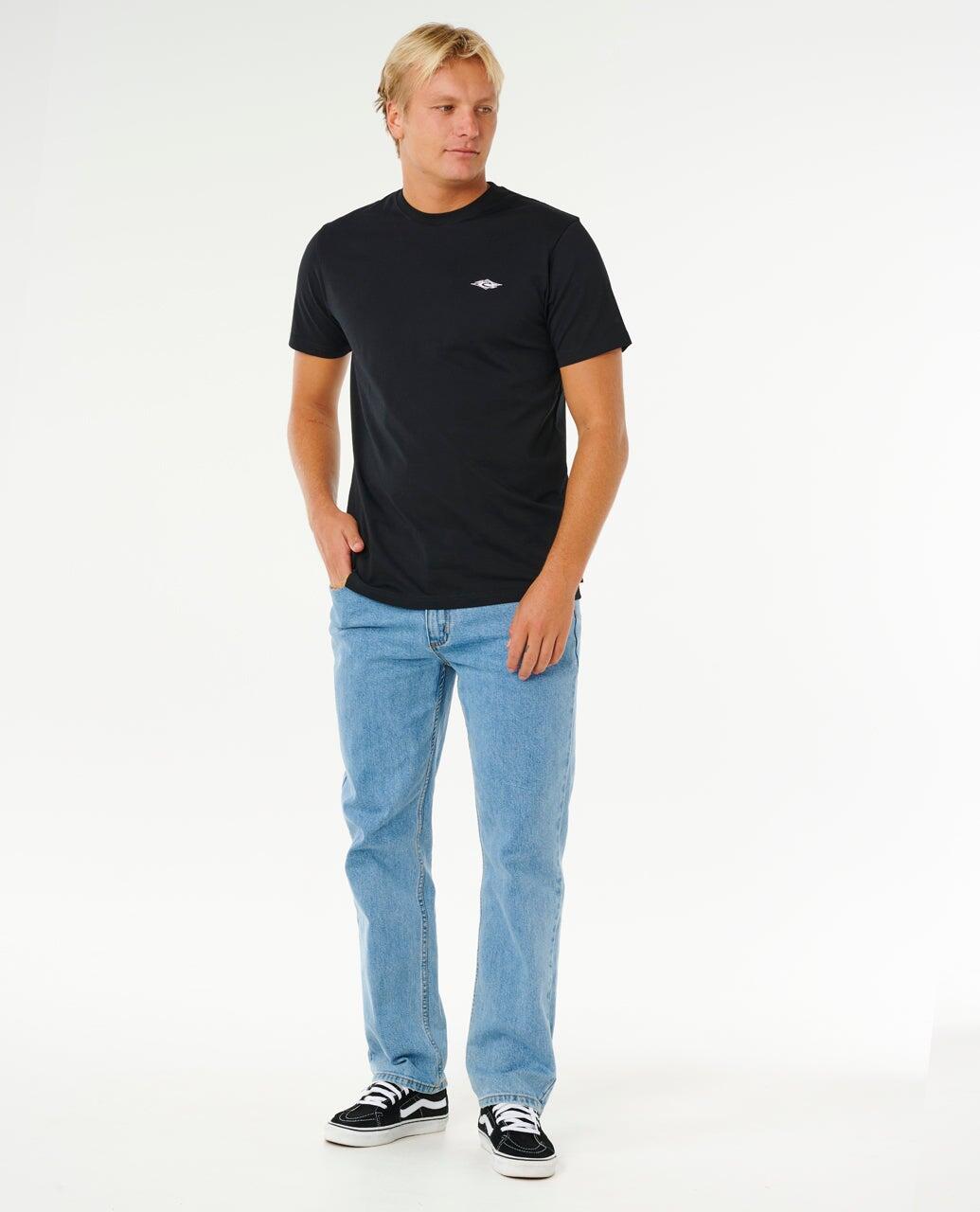T-shirt Uomo Streamline Embroid Standard Tee - Black 4/6