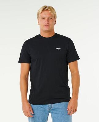 T-shirt heren streamline embroid standard tee - black