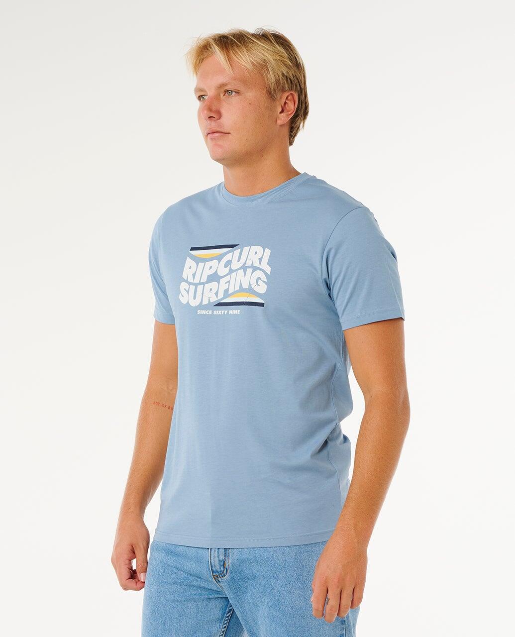 T-shirt Homme Streamline Biglogo Standard Tee - Faded Denim 2/6