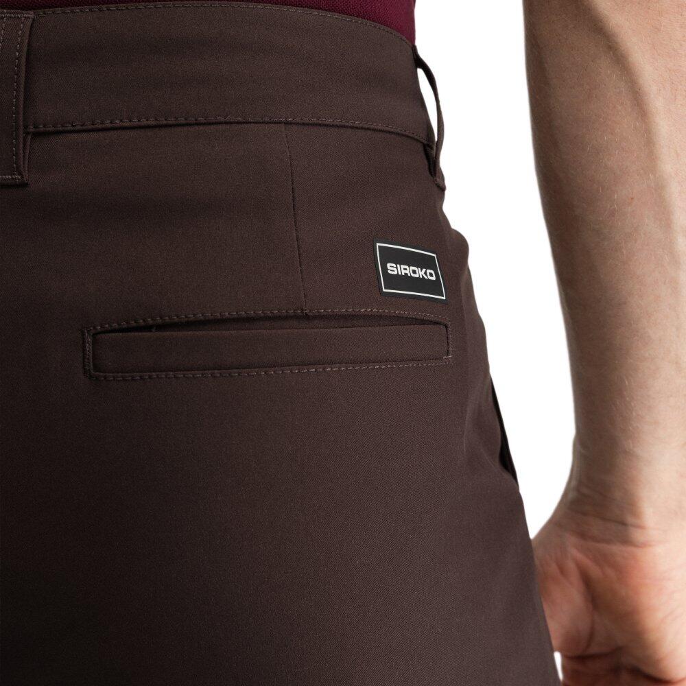 Pantalon de golf coupe droite homme Iron Dark Brown Marron 4/6