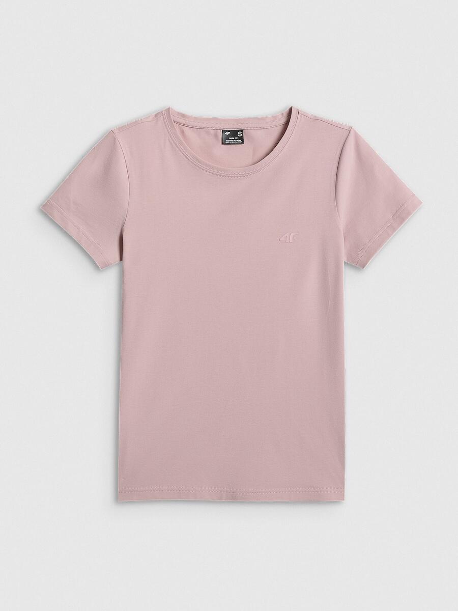 T-shirt slim gładki damski 4F 4FRSS26TTSHF3628 6/6