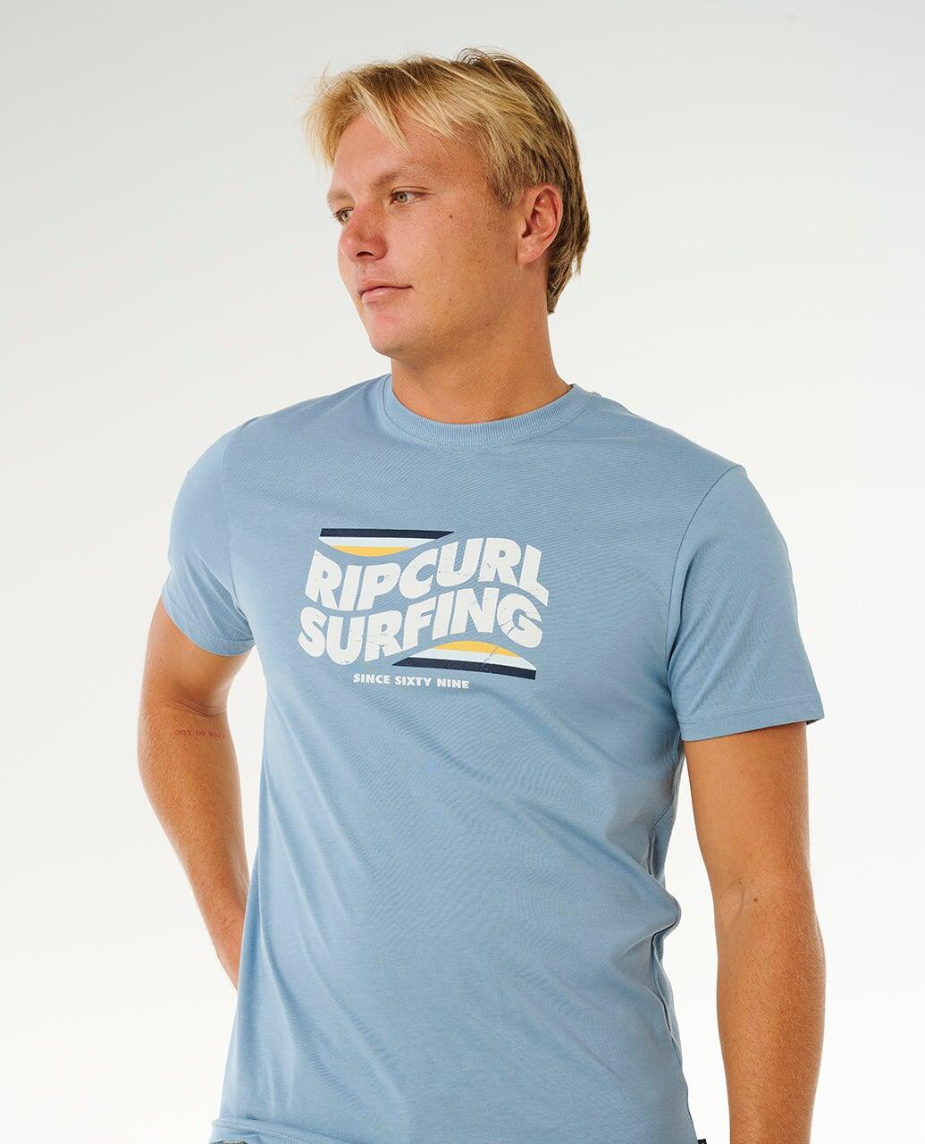 T-shirt Homme Streamline Biglogo Standard Tee - Faded Denim 6/6
