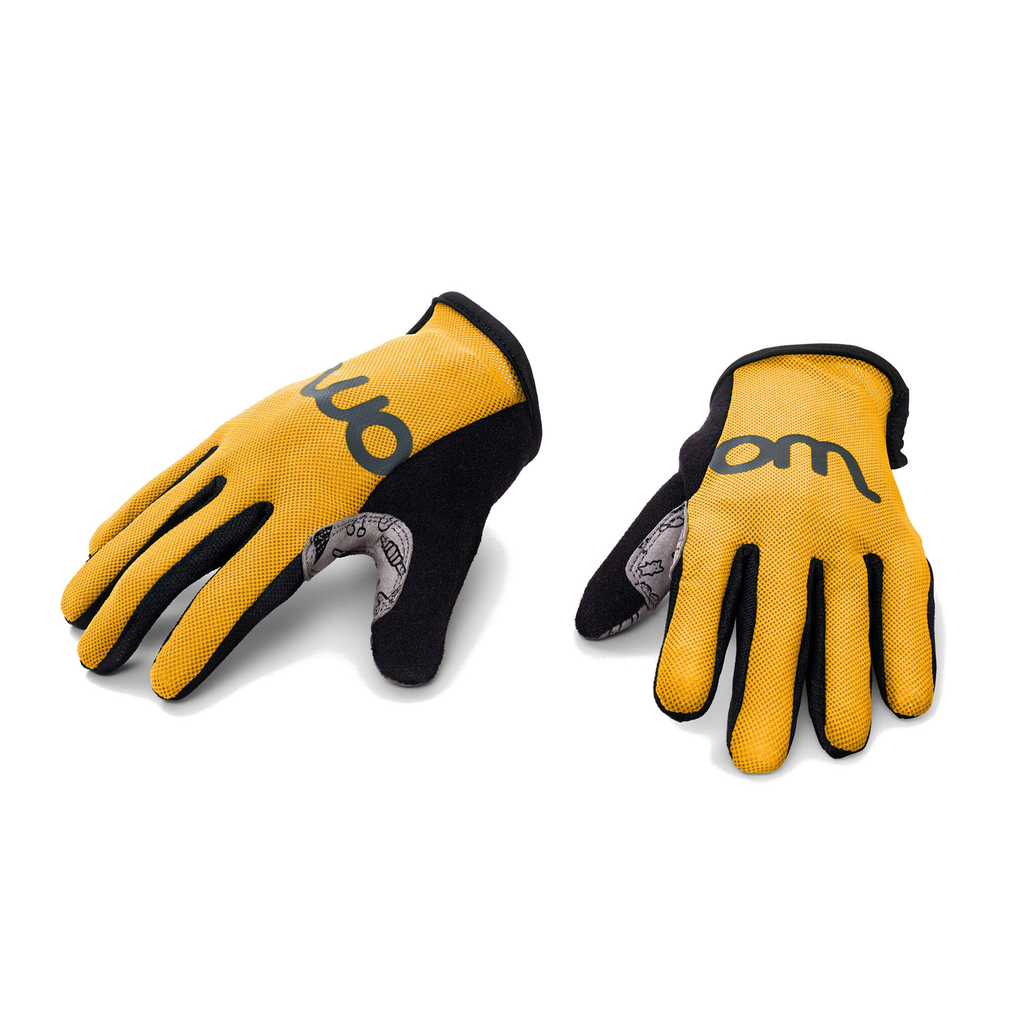 Rękawiczki rowerowe dziecięce woom Tens yellow 3/3
