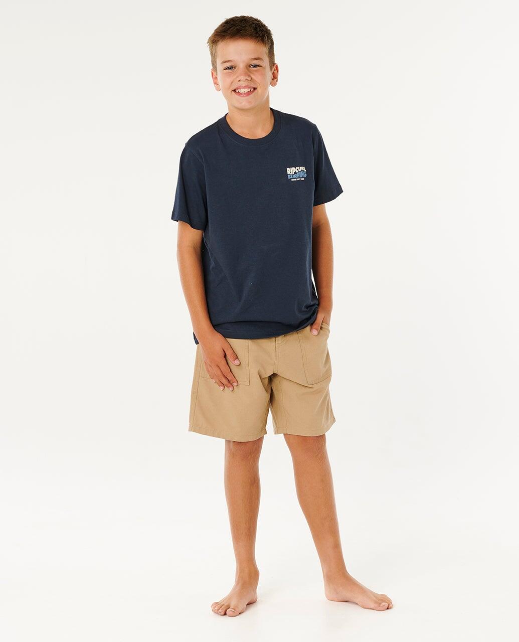 T-shirt Garçon Streamline Lineup Tee - Dark Navy 4/7