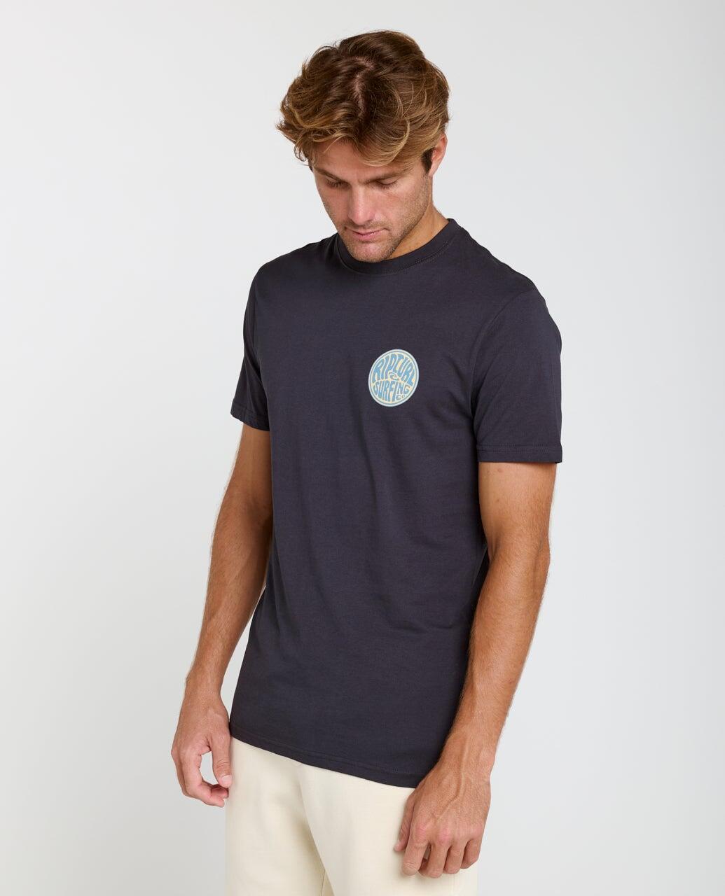 T-shirt Homme Streamline Palmy Standard Tee - Dark Navy 2/5