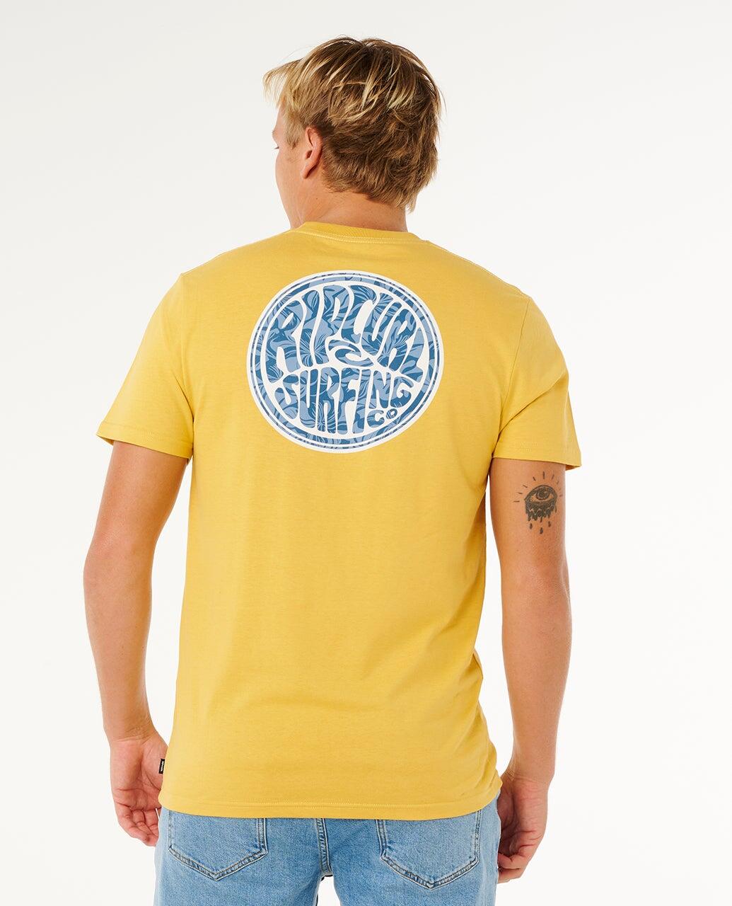 T-shirt Homme Streamline PaShort Sleeve Standard Tee - Ochre 3/6