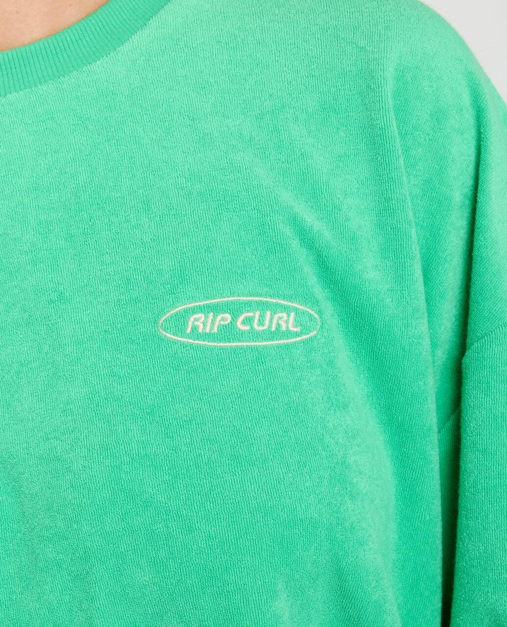 Sweat Femme col rond High Tide Terry - Green 5/6