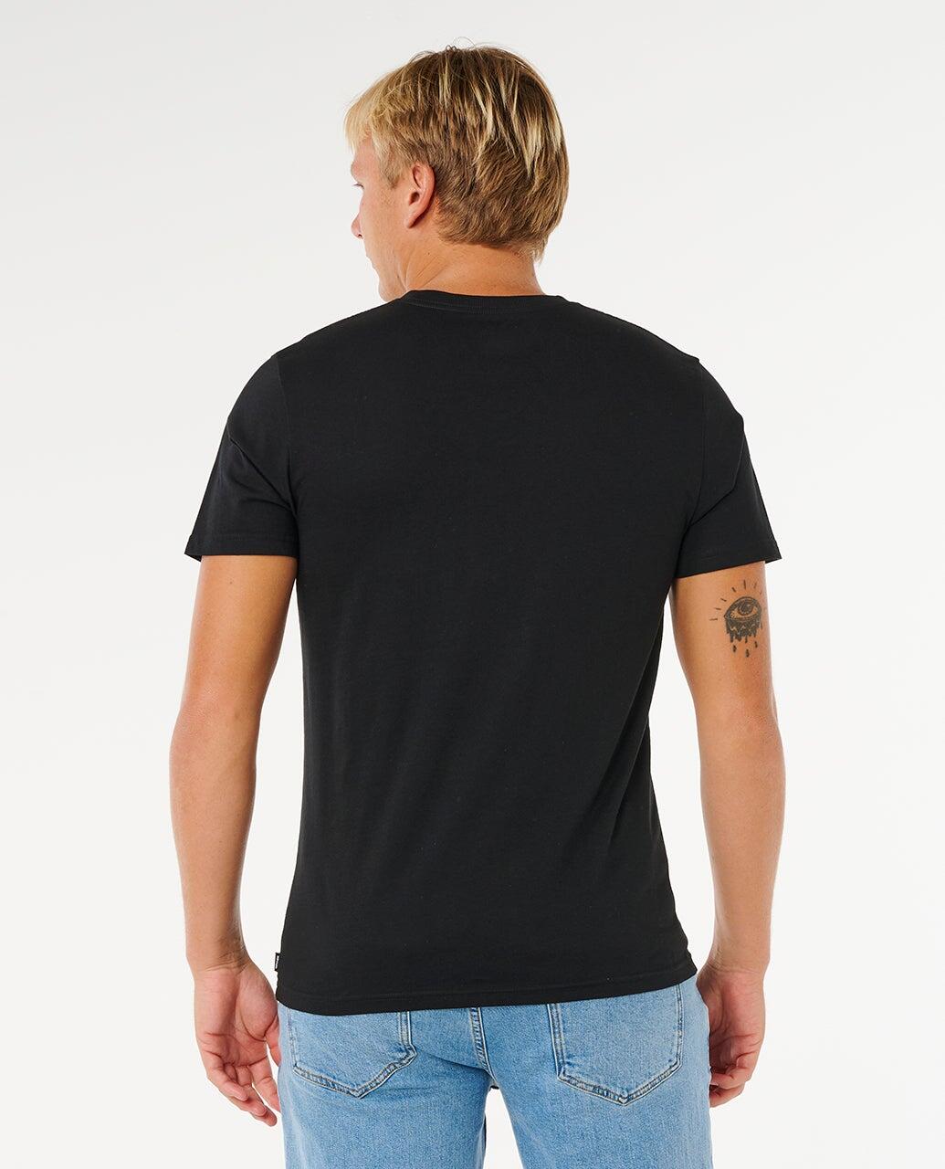 T-shirt Homme Streamline Pocket Badge Standard Tee - Black 3/6