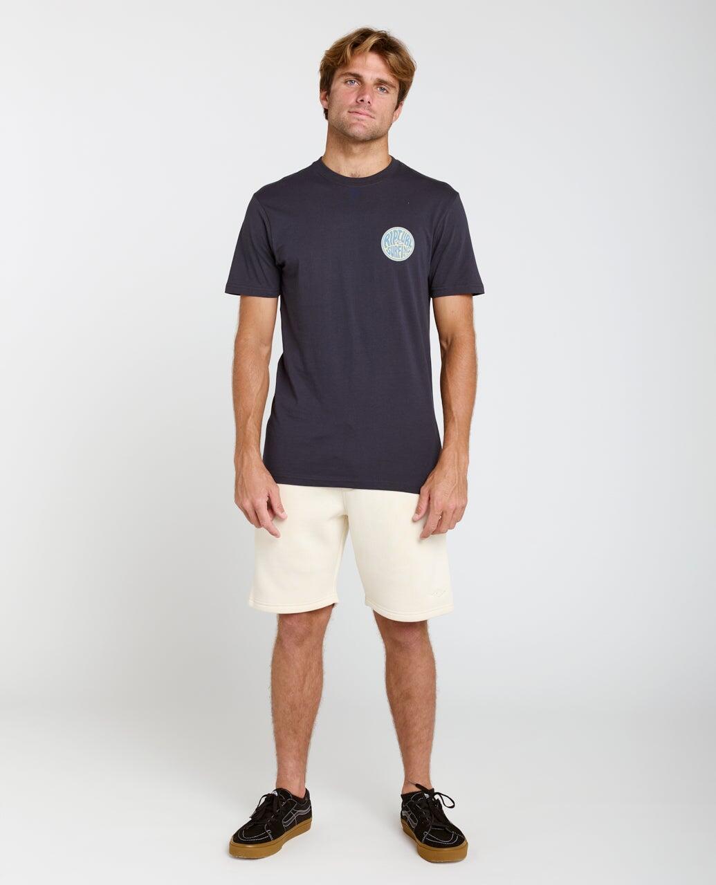 T-shirt Homme Streamline Palmy Standard Tee - Dark Navy 4/5