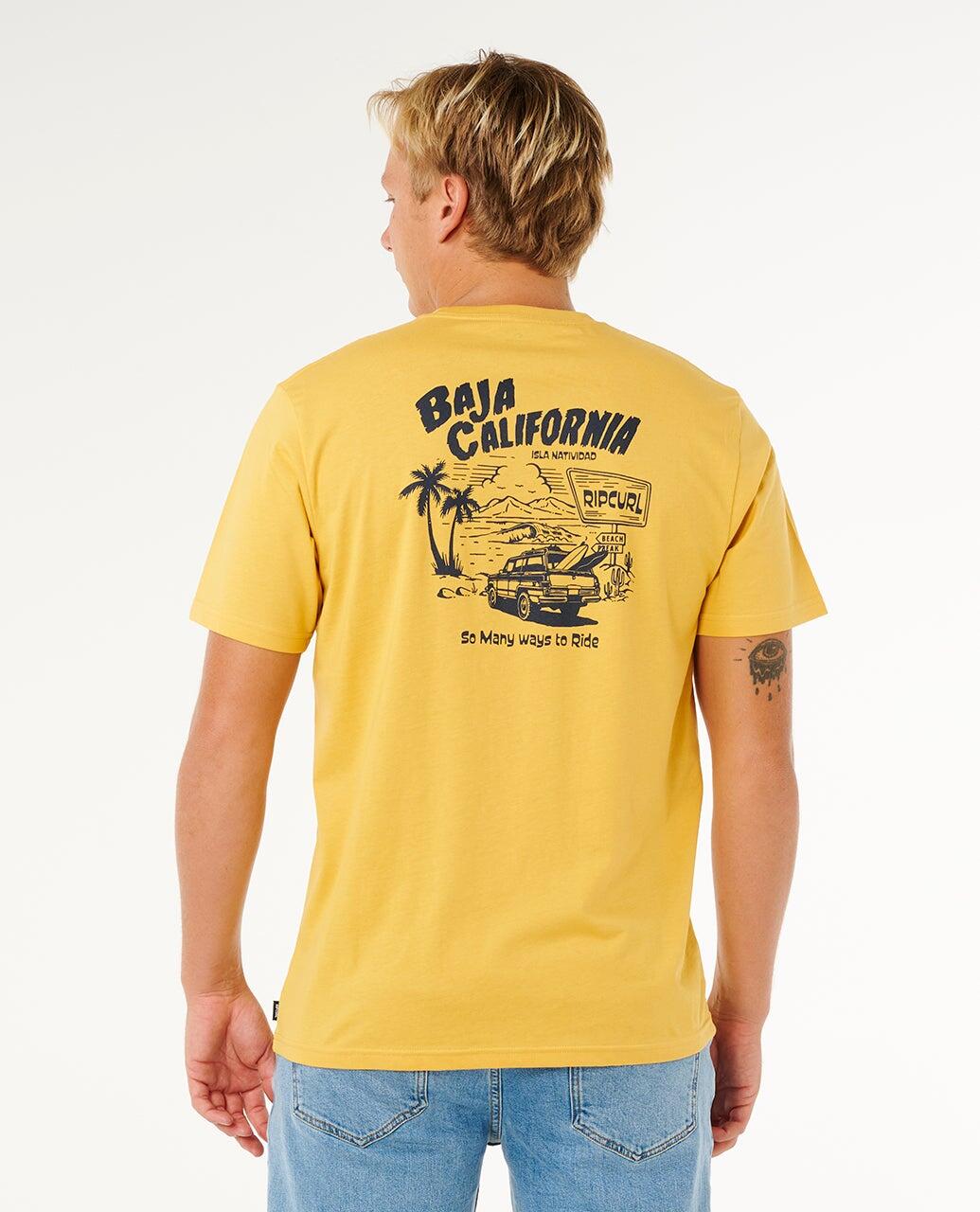 T-shirt Homme Streamline Car Relaxed Tee - Ochre 3/6