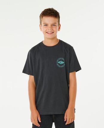 T-shirt Jongens à manches courtes Stapler - Washed Black