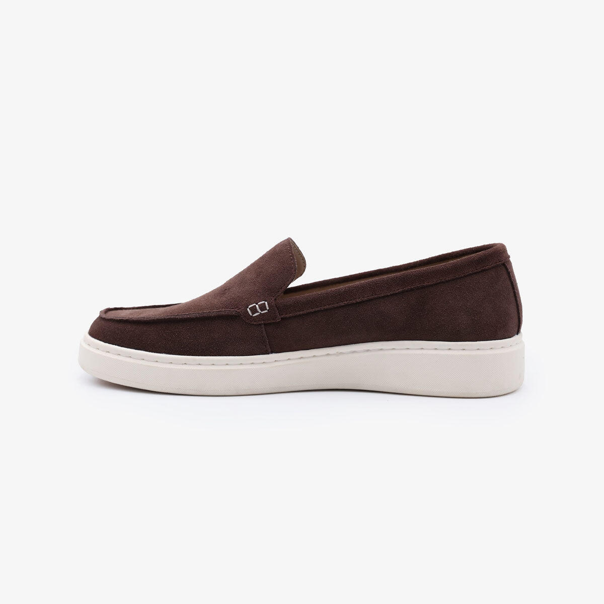 Mocassini Kentucky in pelle nabuk marrone cioccolato 5/6
