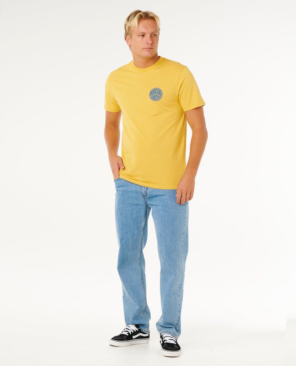 T-shirt Homme Streamline PaShort Sleeve Standard Tee - Ochre 4/6