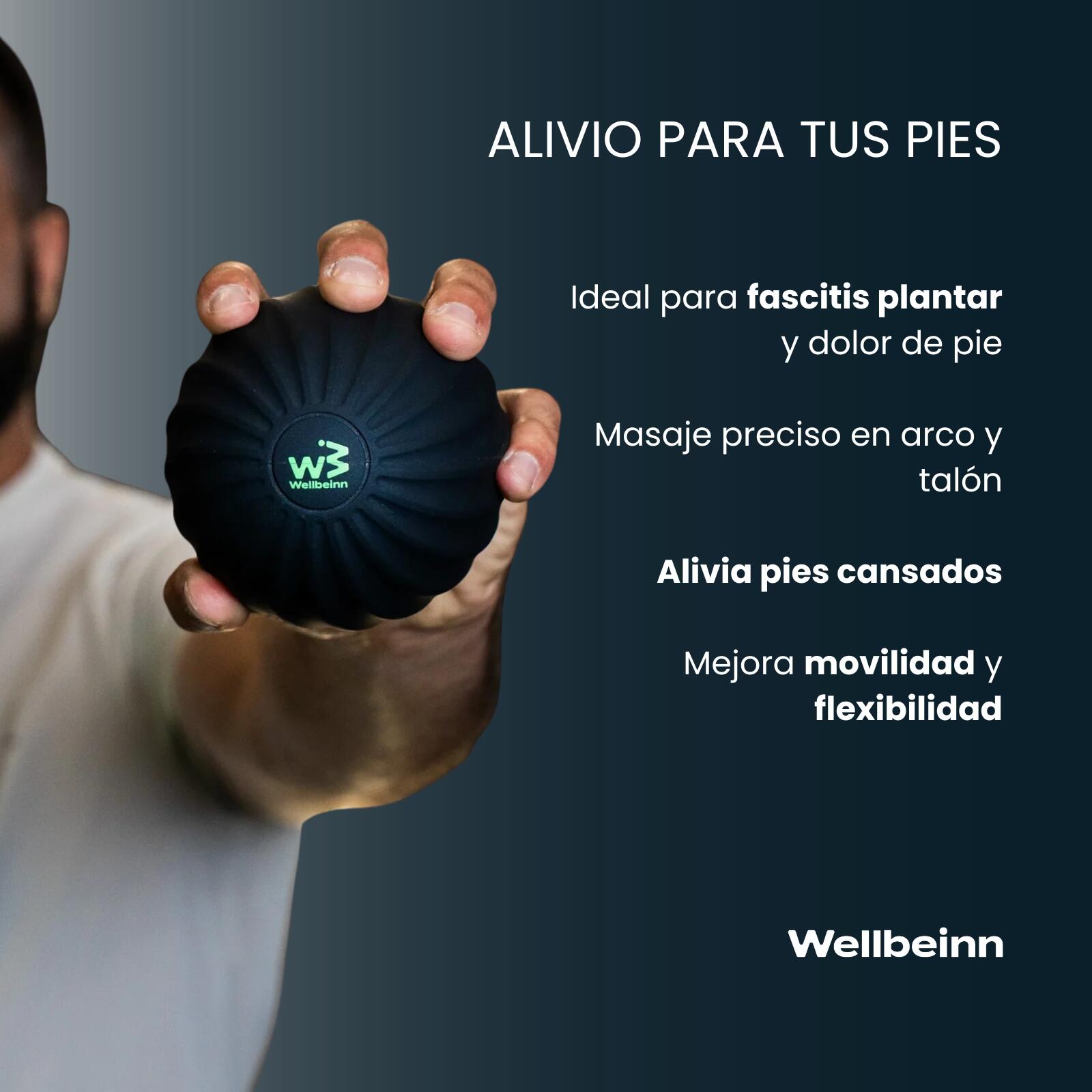 Rollinn Ball by Wellbeinn — Pelota Masaje Vibratoria | Puntos Gatillo y Trabajo 6/7