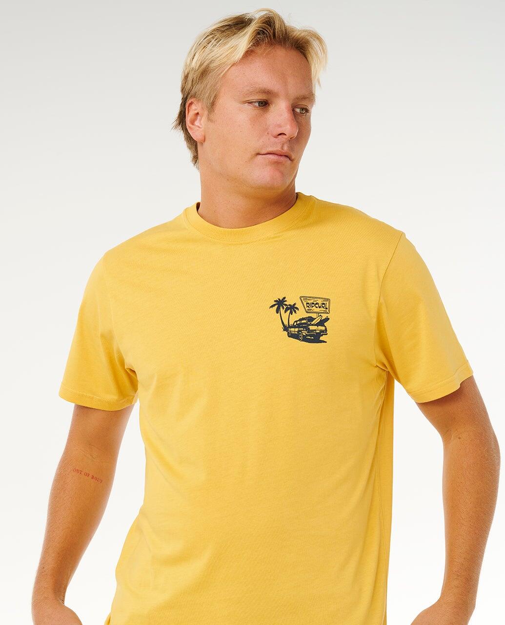 T-shirt Homme Streamline Car Relaxed Tee - Ochre 6/6