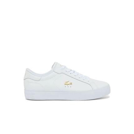 Zapatos Lacoste POWERCOURT 126 Mujer Blanco/Oro