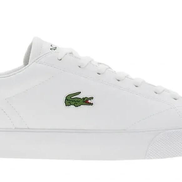 Mens Lerond Pro Logo Leather Trainers (Off White)