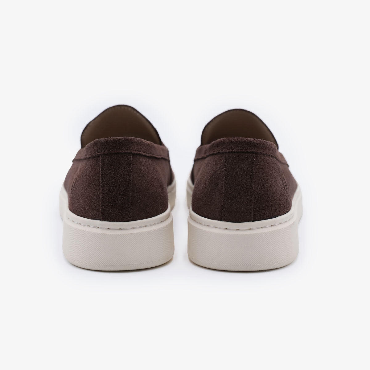 Mocassini Kentucky in pelle nabuk marrone cioccolato 6/6