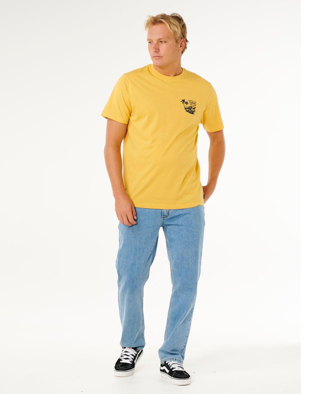 T-shirt Homme Streamline Car Relaxed Tee - Ochre 4/6
