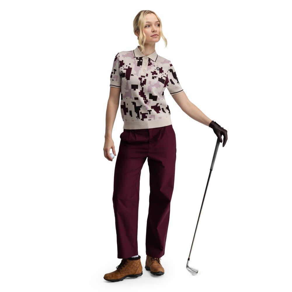 Pantalon de golf coupe droite femme Iron-W Cherry Rouge 3/7