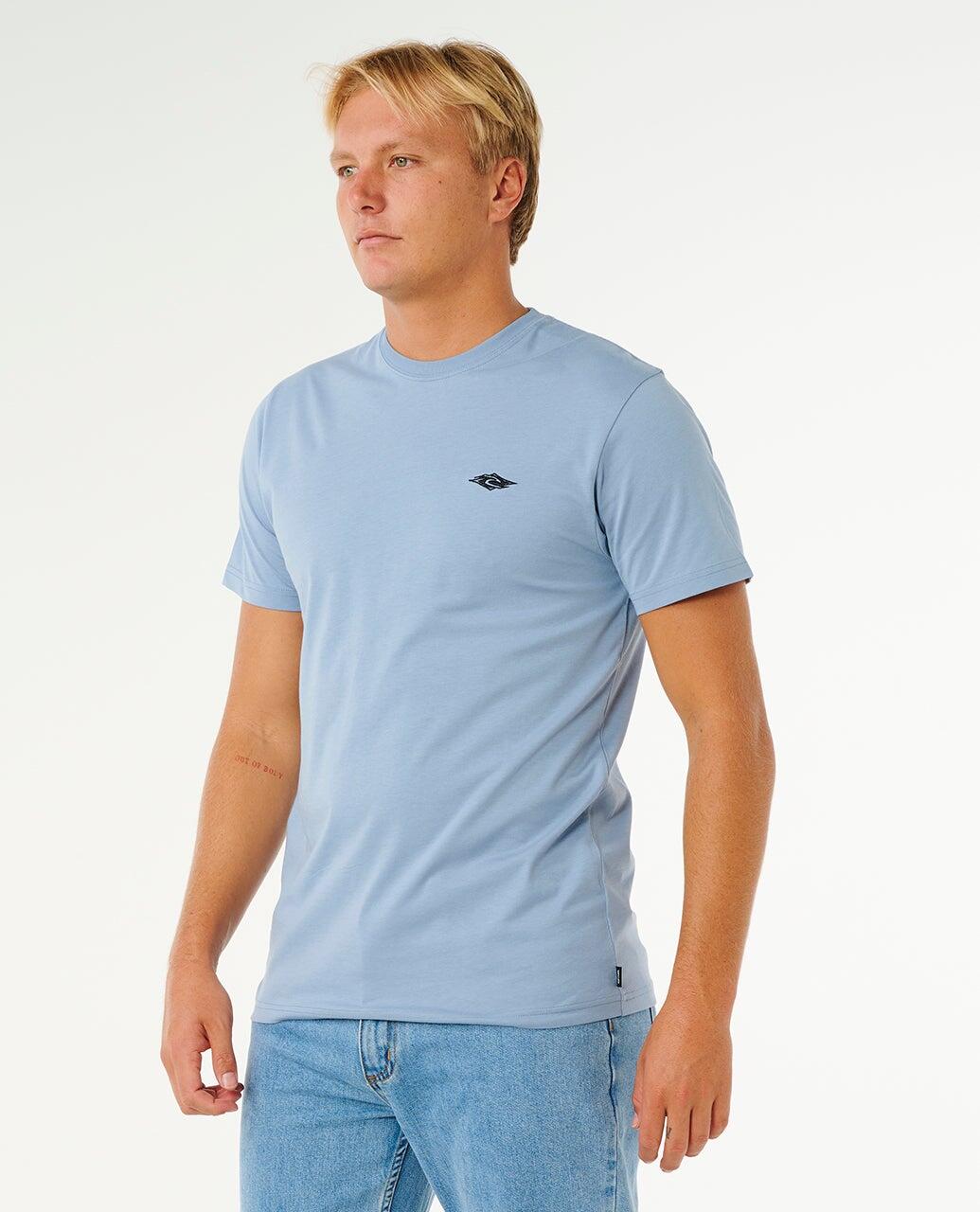 T-shirt Homme Streamline Embroid Standard Tee - Faded Denim 2/6
