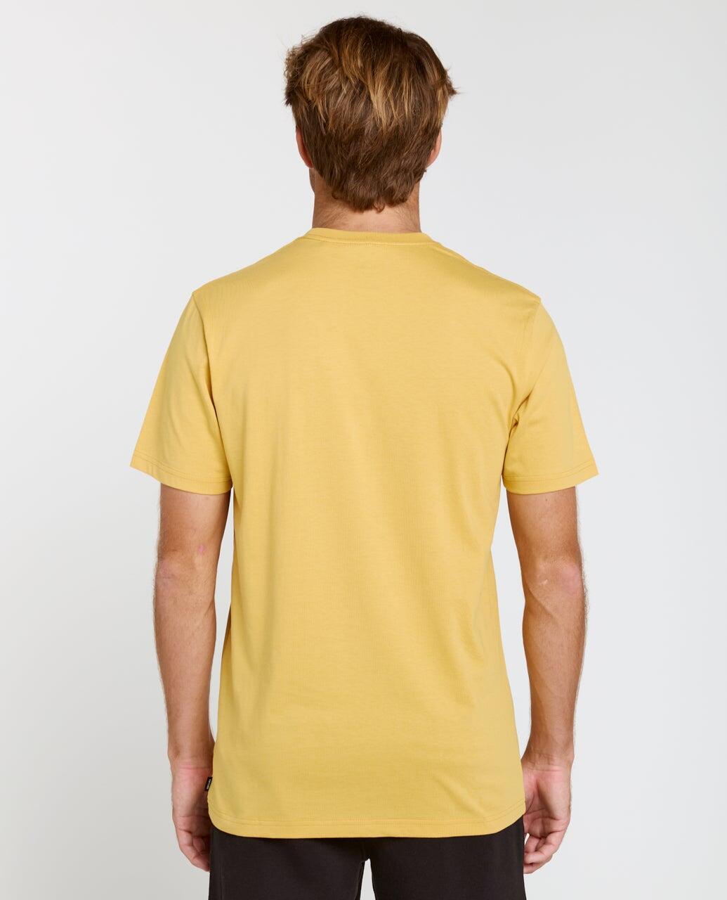 T-shirt Heren Streamline Embroid Standard Tee - Ochre 3/5