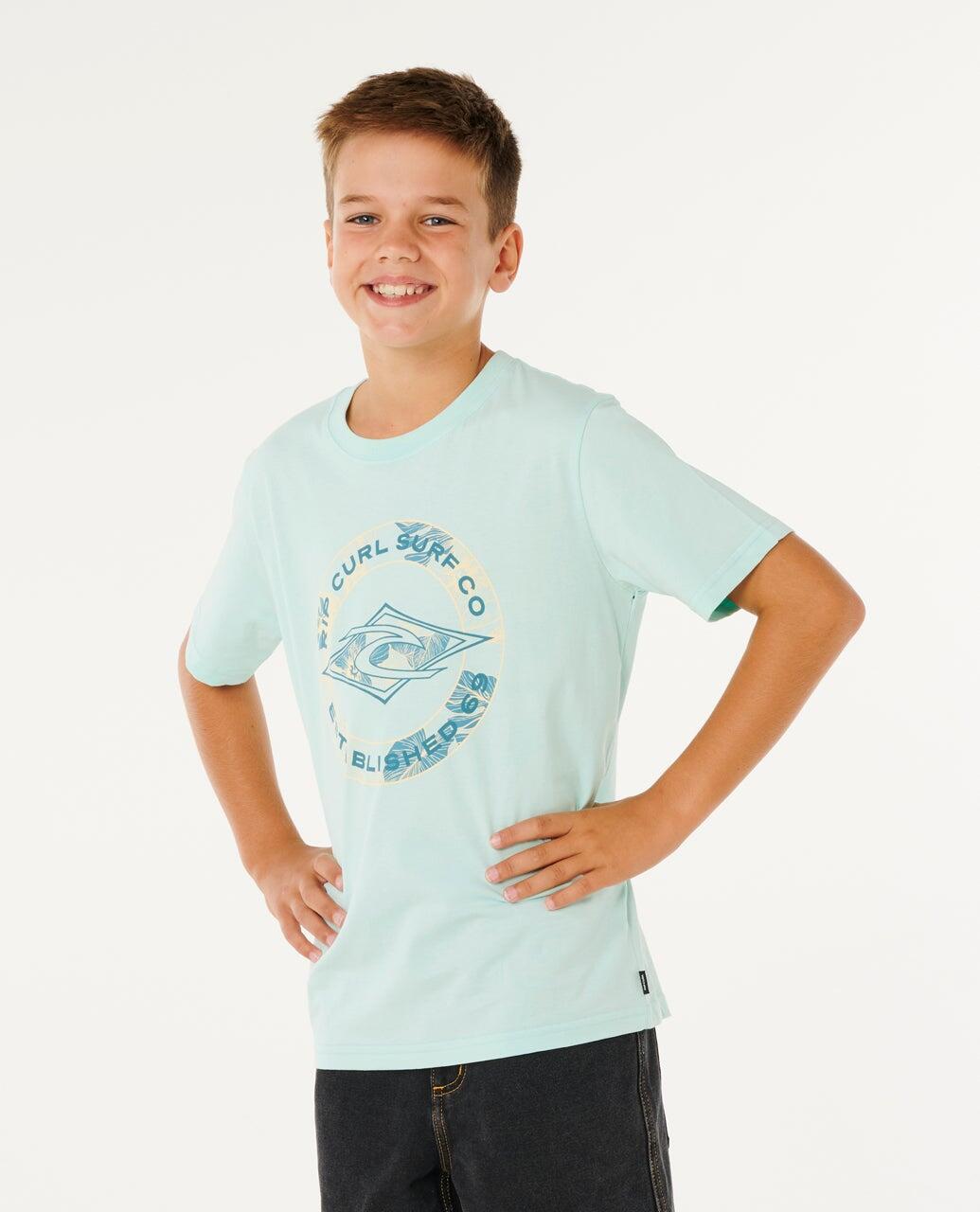 T-shirt Garçon Staple Filler - Light Aqua 2/6