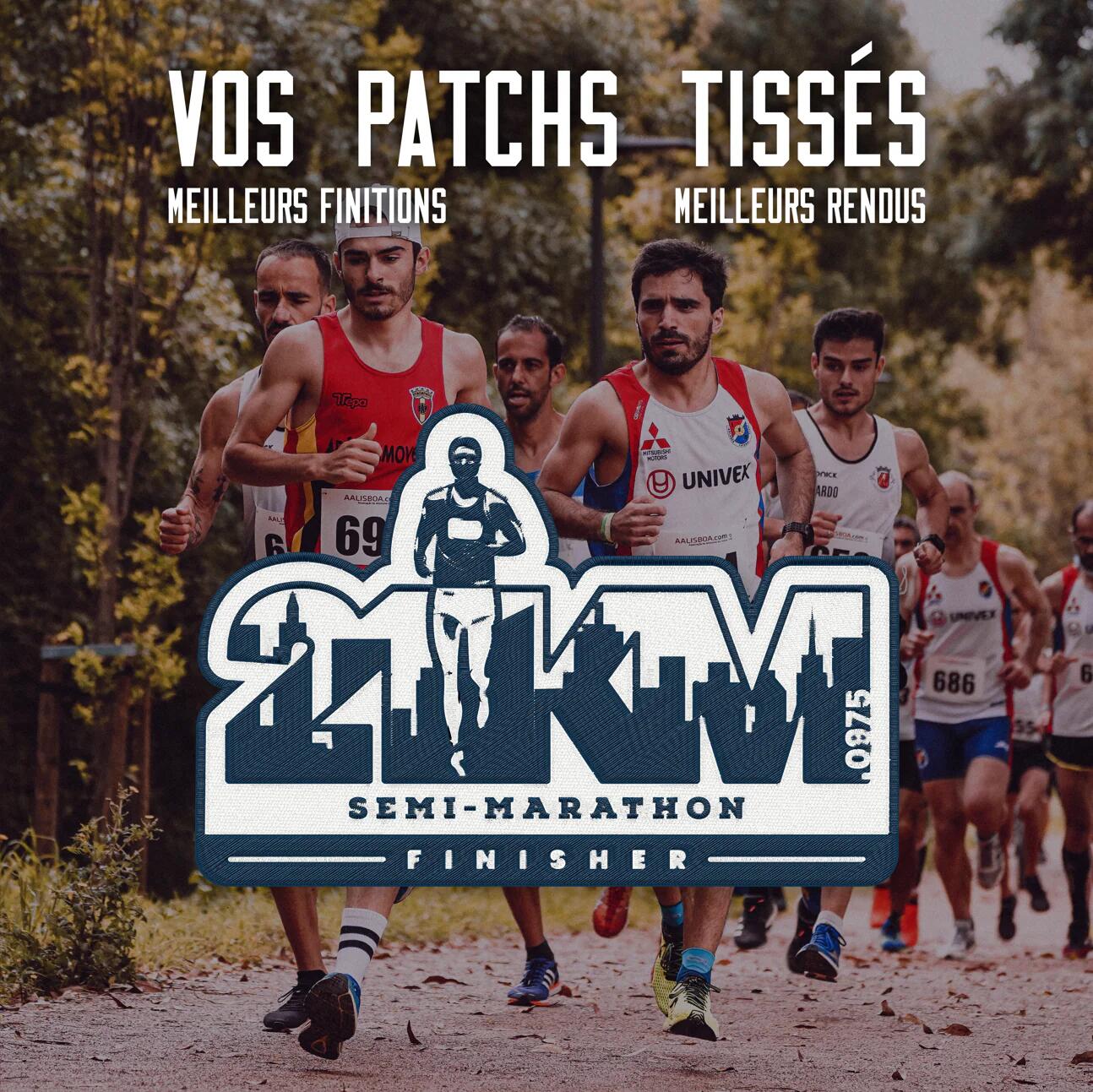 Écusson Finisher Semi-marathon pour Homme 2/5