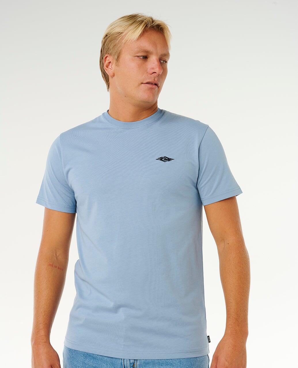 T-shirt Homme Streamline Embroid Standard Tee - Faded Denim 6/6