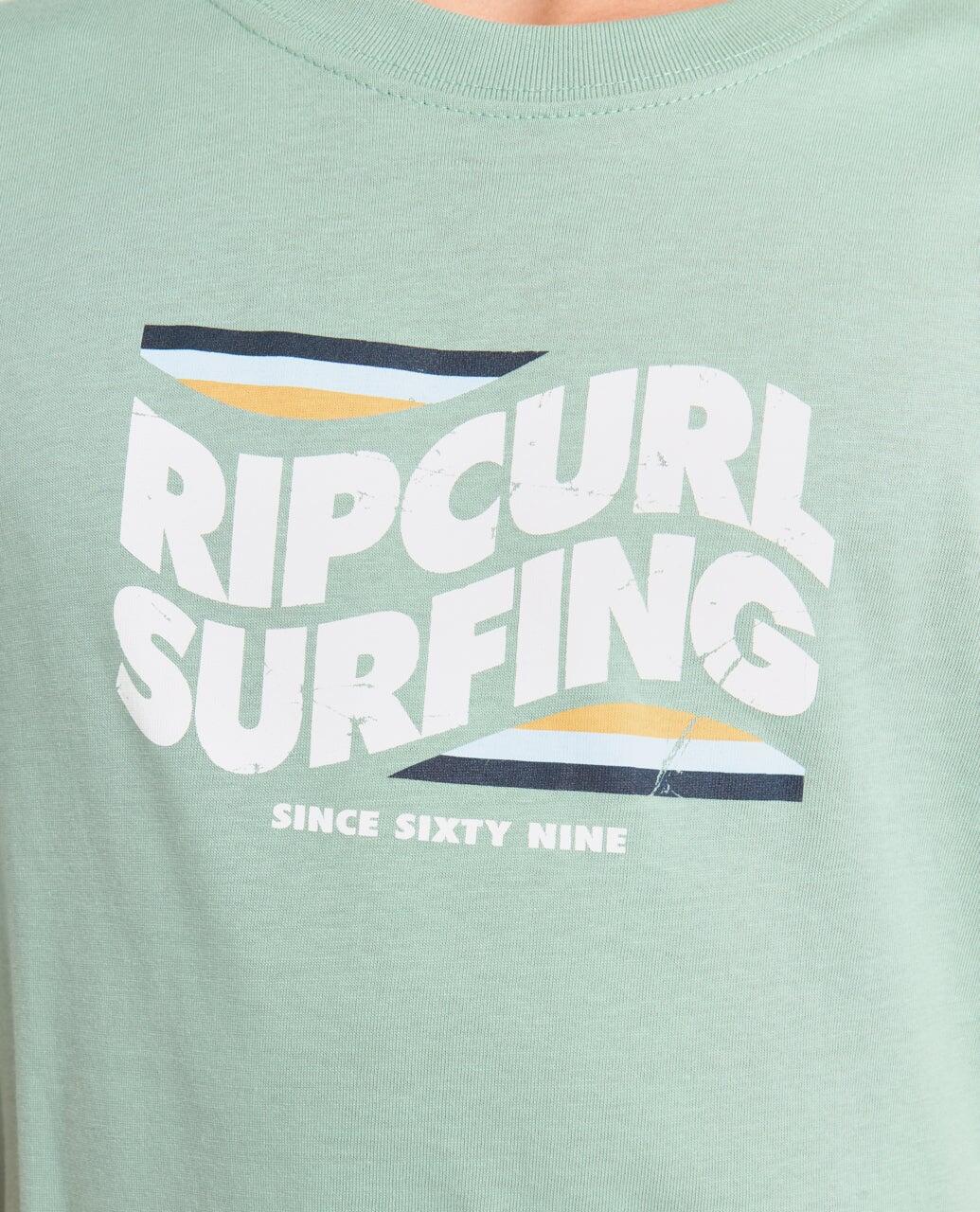 T-shirt Garçon Streamline Big Logo Tee - Aloe 5/5